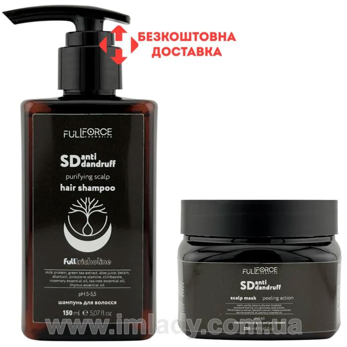 Набір при себорейному дерматиті та лупі Full Force anti-dandruff and atopic skin 150 мл